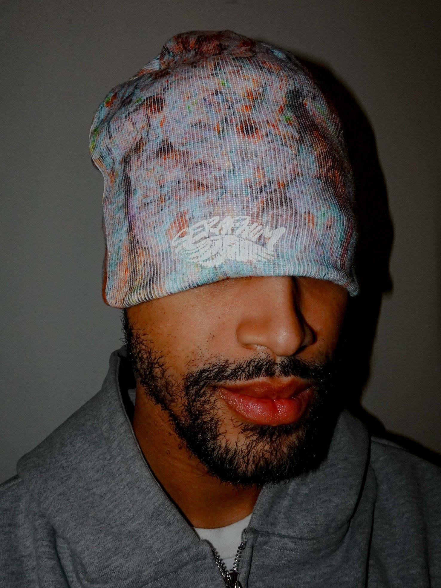 TREE PRINT BEANIE